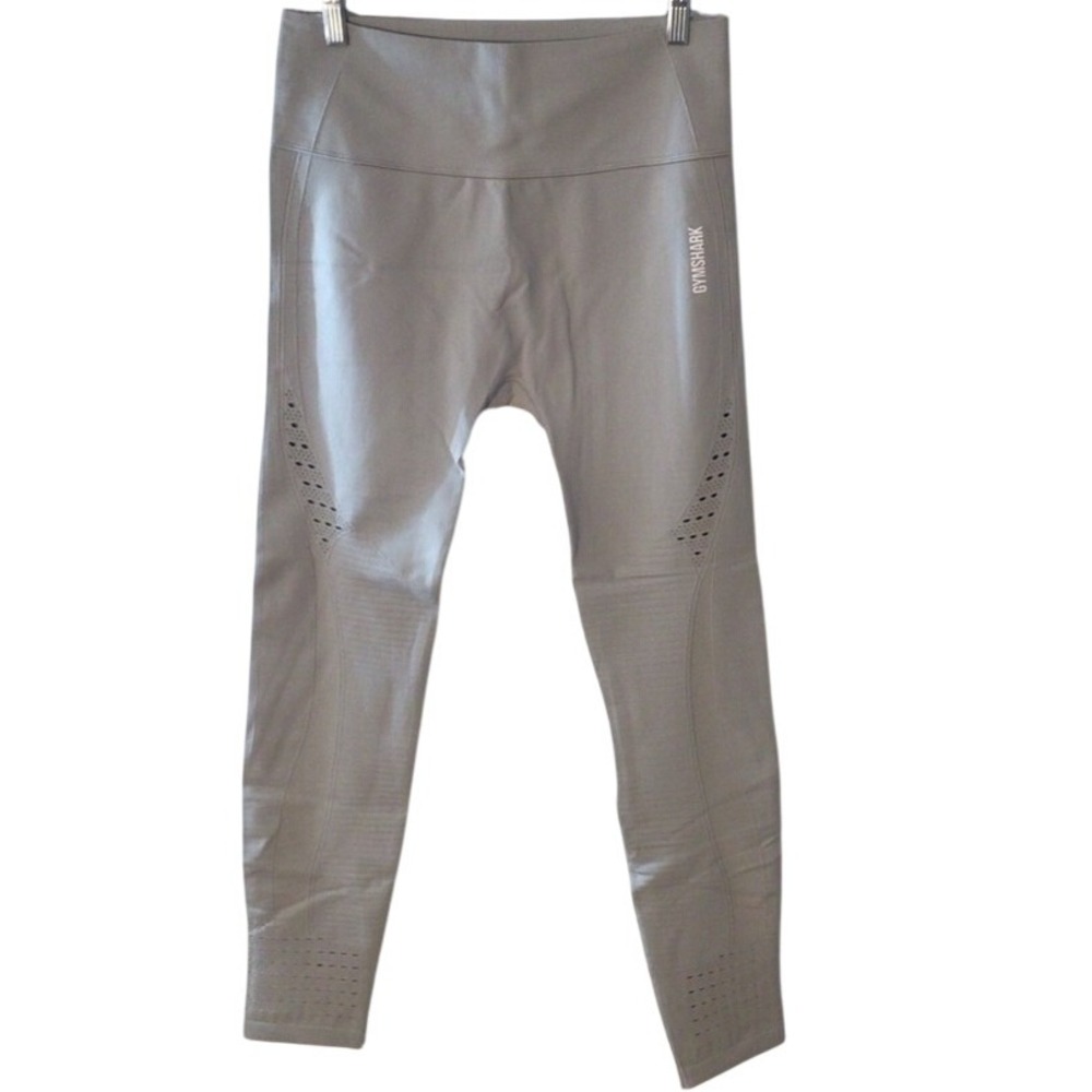 Woman's‎ Gymshark Gray Energy High Waisted Seamless Leggings